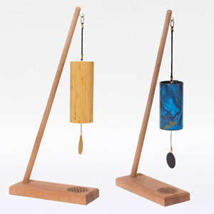 Chime Stand Single Flower of Life Gaiachimes with Zaphir Blue Moon Koshi Aria