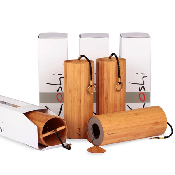 Set of 4 Koshi Chimes. Aria, Aqua, Terra, Ignis