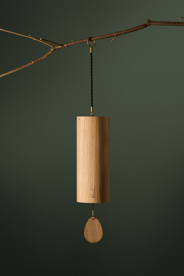 Koshi Forest chime, oak resonance chamber