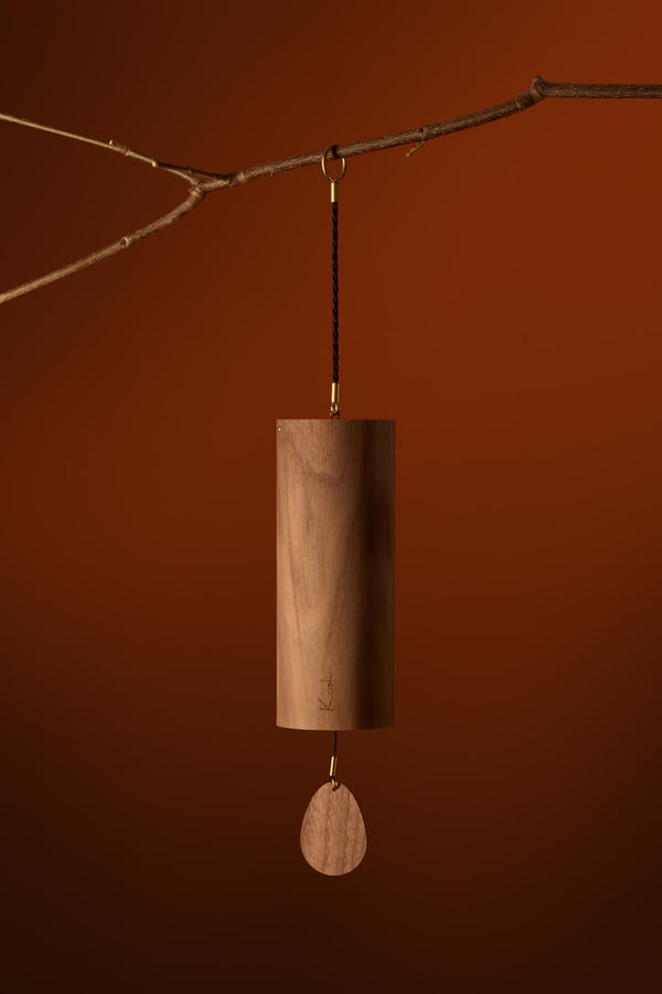 Koshi Mountain chime, walnut resonance chamber