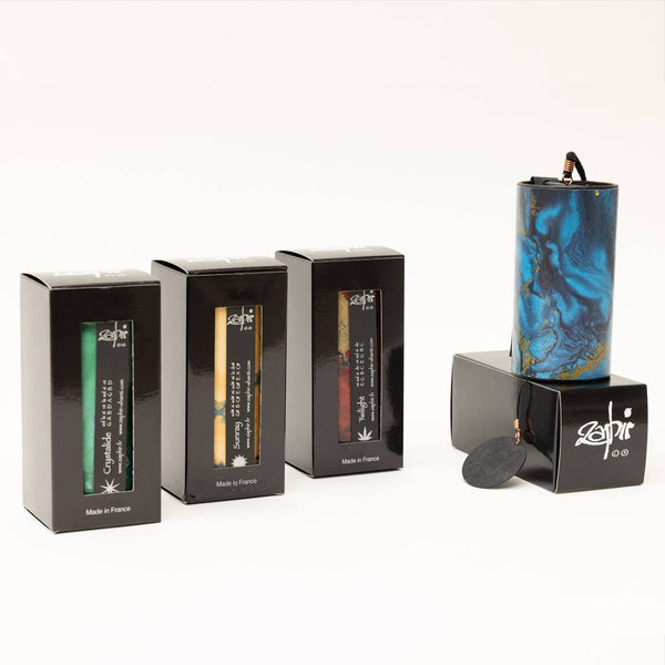 Zaphir 4 Chime Set in Gift Box Crystalide Sunray Twilight Blue Moon