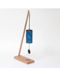 Gaiachimes Single Chime Stand Flower of Life with Zaphir Blue Moon Winter